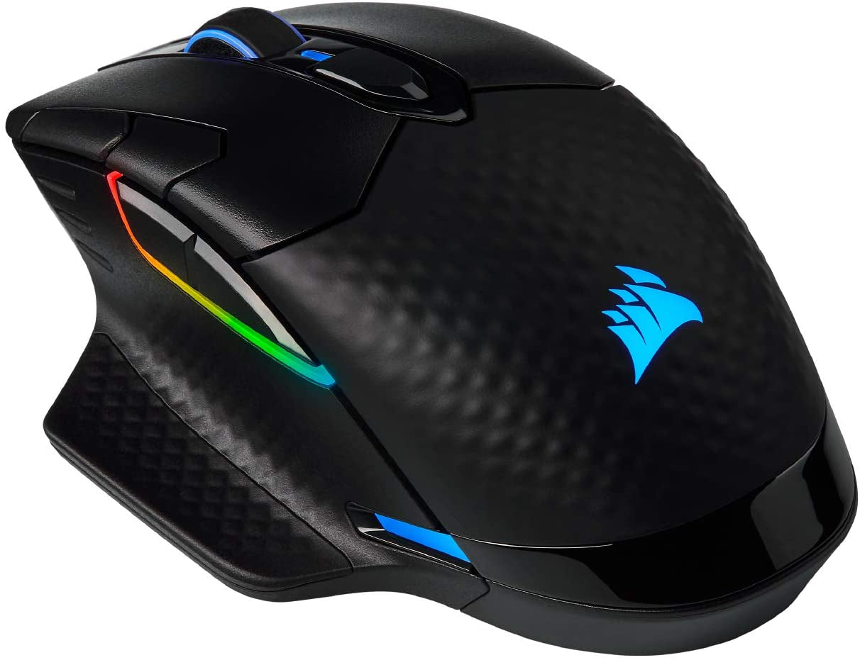 Dark CORE RGB PRO Wireless/Wired FPS MOBA Gaming Mouse – 18,000 DPI, Fast Response Time, 8 Programmable Side Buttons, Dynamic Multi-Color Backlighting – Black